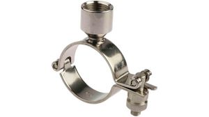 Hinged Pipe Clip, M20, 25mm, Stainless Steel