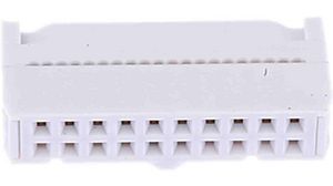 IDC Connector, Right Angle, Socket, Grey, 1A, Contacts - 20