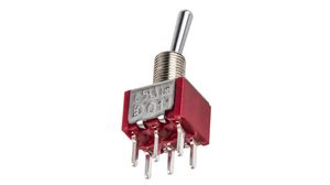 Miniature Toggle Switch ON-ON 5 A 2CO PCB Pins