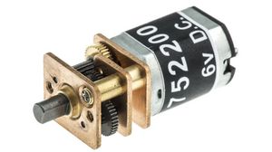 Brushed DC Motor with Gearbox 102:1 Spur 6V 170mA 19Nmm 24.3mm