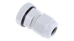Cable Gland, 3 ... 6.5mm, M12, Polyamide 6.6, Grey