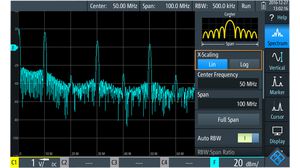 Spectrum Analysis - R&S RTH Series Scope Rider Handheld Digital Oscilloscope