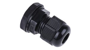 Cable Gland, 4 ... 8mm, PG9, Polyamide 6.6, Black
