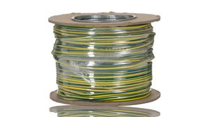 Stranded Wire PVC 1.5mm² Copper Green / Yellow H07Z-R 100m