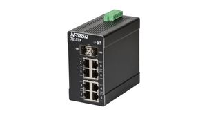Switch Ethernet industriel, Prises RJ45 8, Ports fibre 2SFP, 1Gbps, Géré