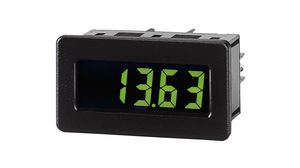 Digitális panelmérő, Egyenáram, 3-1/2 számjegy, Karaktermagasság: 15.2mm, 68x33mm, 9 ... 28 V DC