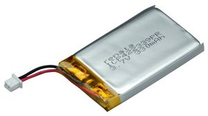 ICP Rechargeable Battery Pack, Li-Po, 3.7V, 340mAh
