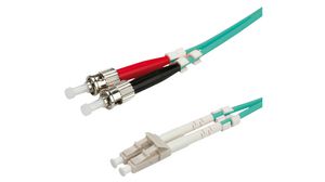 Câble en fibre optique 50/125 um OM3 Duplex LC - ST 3m