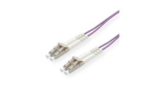 Câble à fibre optique 50/125 um OM4 Duplex LC - LC 7m
