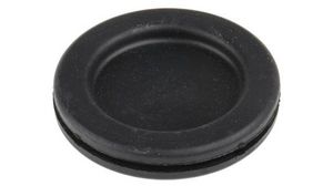 Black Polychloroprene 50mm Cable Grommet for Maximum of 39mm Cable Dia.