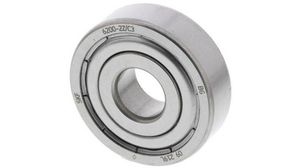 SKF 6200-2Z/C3 Single Row Deep Groove Ball Bearing- Both Sides Shielded End Type, 10mm I.D, 30mm O.D