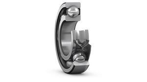 6200-Z Single Row Deep Groove Ball Bearing- One Side Shielded End Type, 10mm I.D, 30mm O.D