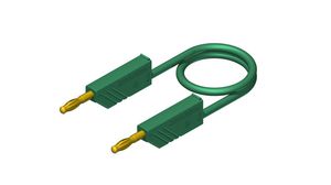 Test Lead Polyamide 32A Gold-Plated Brass 500mm Green