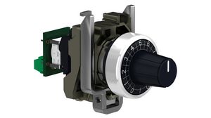 Potentiometer, komplett, metall, ø22mm, IP66, Ø 6 mm Schaft, 10kOhm 1W ±10 % Linear 22mm