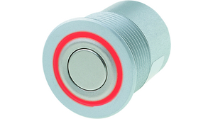 Drucktastenschalter, MCS 30, Mehrfarben-Ringbeleuchtung, 30 mm