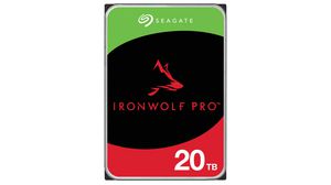 HDD, IronWolf PRO NAS, 3.5", 20TB, SATA III