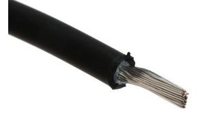 Solar Cable 4 mm² CSA 55 A Flame Retardant, Halogen Free, -40 ... +90 °C Black