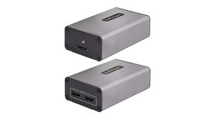 estensore USB 3.0 a 2 porte su fibra multimodale 350m