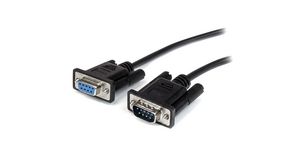 Serial Extension Cable D-SUB 9-Pin Male - D-SUB 9-Pin Female 500mm Black