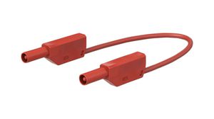 Test Lead PVC 32A Nickel Plated Brass 750mm 2.5mm² Red