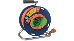 Extension Cable Reel STERO LOOP IP20 50m 2x CH Type J (T13) Socket - CH Type J (T12) Plug