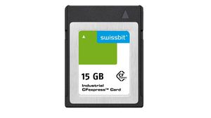 Industrial Memory Card, CFexpress (CFX), 15GB, 298MB/s, 103MB/s, Black