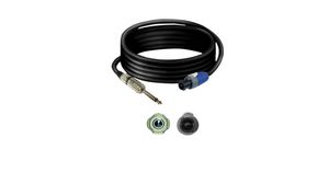 Audio Cable, Mono, 6.35 mm Jack Plug - Speakon, 6m