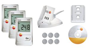 Temperature Data Logger Starter Kit, 1 Channels, USB, 16000 Measurements