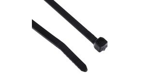 Cable Ties, 368mm x 4.8 mm, Black Nylon, Pk-100