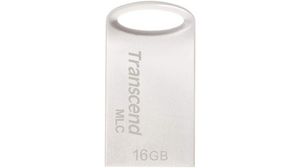 Nośnik pamięci USB, JetFlash, 16GB, USB 3.0, Srebrny