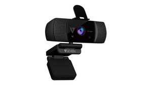 Webcam, 1920 x 1080, 30fps, 110°, USB-A