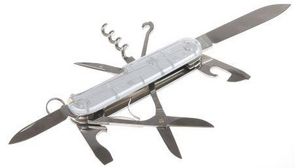 Swiss Army Knife SilverTech Straight, Multitool Knife, 91mm Closed Length, 85g