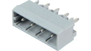 Connecteur pour circuit imprimé, Droit, Contacts - 4, Rangées - 1