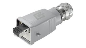CAT6a RJ45 Plug Connector, IP67, IDC