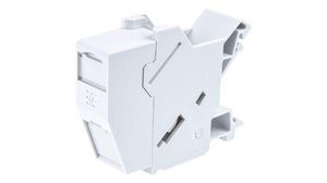 2-Contact Female to Female Interface Module, RJ45 Connector, DIN Rail Mount, 1A