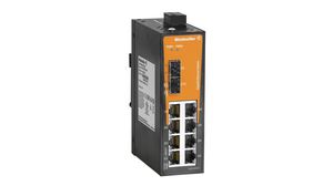 Ethernet Switch, RJ45 Ports 8, Fibre Ports 2SFP, 1Gbps, Unmanaged