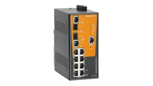 Ethernet Switch, RJ45 Ports 10, Fibre Ports 2SFP, 1Gbps, Managed