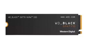 SSD-levy, WD Black SN770, M.2 2280, 1TB, PCIe 4.0 x4