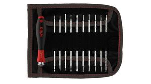 Screwdriver with Interchangeable Blade Set, Hex / Hex with Ball Tip / Phillips / Slotted / Torx, 11pcs