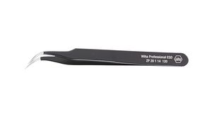 ESD/Precision Professional Tweezer Stainless Steel 120mm Fine/Curved/Round
