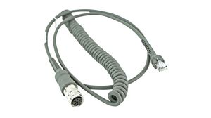 USB Cable, VC5090 to LS3408, Coiled, 2.7m, VC5090 / DS3578 / DS3508