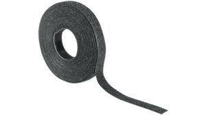 Hook and Loop Cable Tie 5m x 12.5mm Polyamide / Polypropylene Black