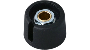 Control knob with recess Black ø23mm