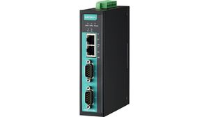Server di dispositivi seriali, 100 Mbps, Serial Ports - 2, RS232 / RS422 / RS485