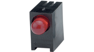 LED dioda pro desku plošných spojů 5 mm Červená