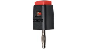Quick-release terminal, Red, Nickel-Plated, 33V, 16A