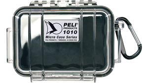 Protective Container, 112x74x42mm, Black / Clear