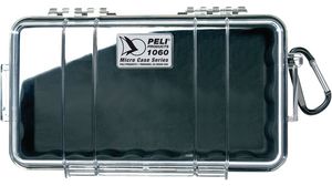 Protective Container, 214x112x57mm, Black / Clear