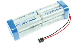 Rechargeable Battery Pack, Ni-MH, 9.6V, 2Ah