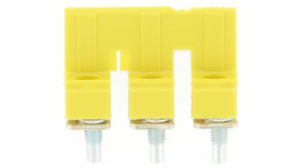 Cross connector, Yellow, 18 x 26.8mm